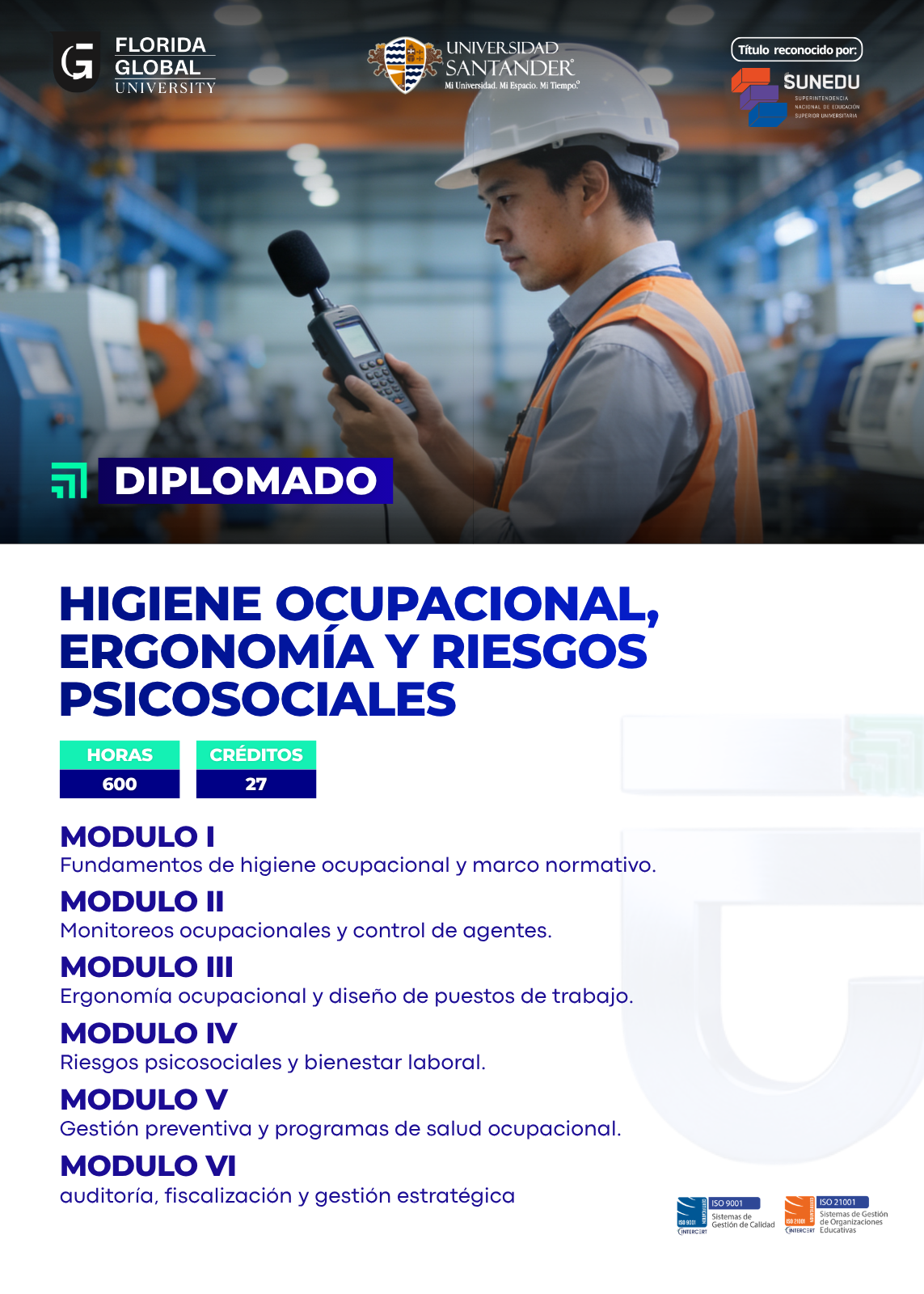 HIGIENE OCUPACIONAL, ERGONOMÍA Y RIESGOS PSICOSOCIALES